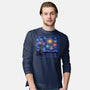 Starry Spangled Night-Mens-Long Sleeved-Tee-kg07