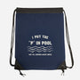 I Put The P In Pool-None-Drawstring-Bag-kg07