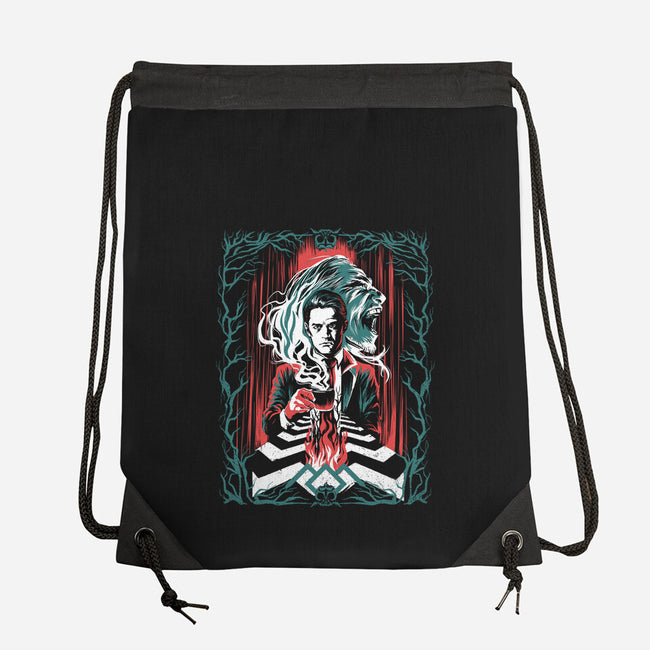 Agent Cooper-None-Drawstring-Bag-zascanauta