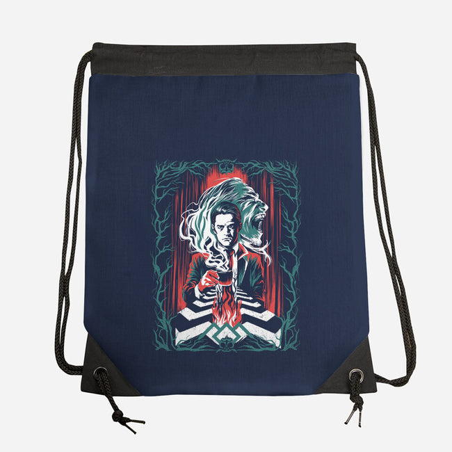 Agent Cooper-None-Drawstring-Bag-zascanauta