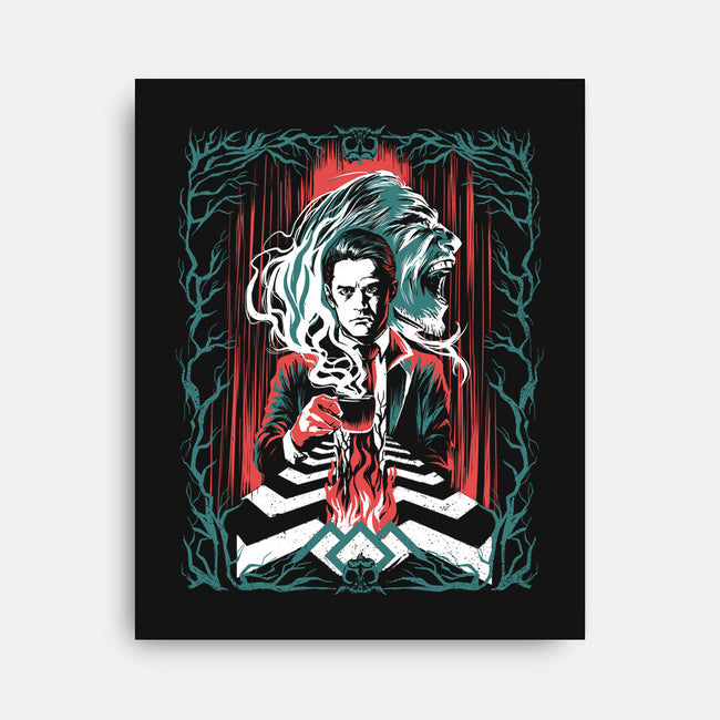 Agent Cooper-None-Stretched-Canvas-zascanauta