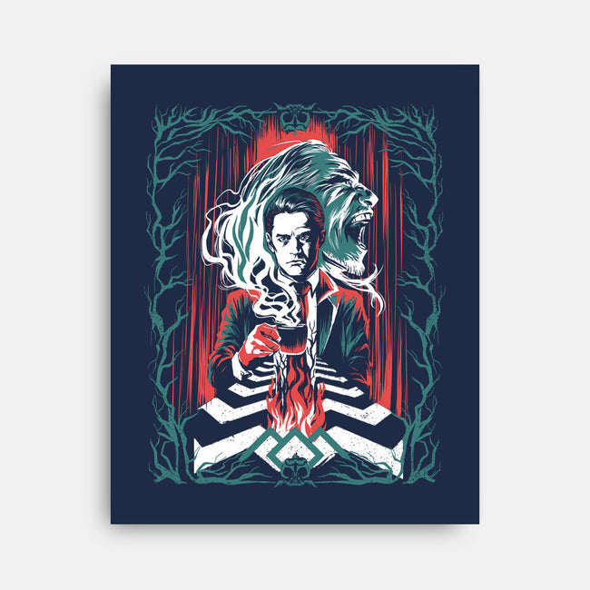 Agent Cooper-None-Stretched-Canvas-zascanauta