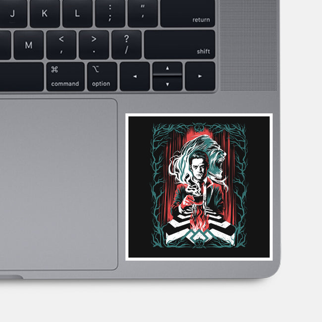 Agent Cooper-None-Glossy-Sticker-zascanauta