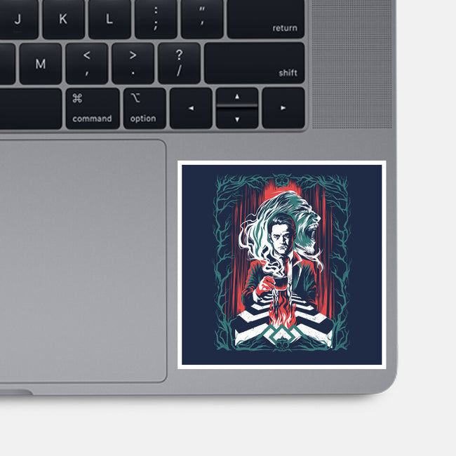 Agent Cooper-None-Glossy-Sticker-zascanauta