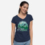 Rebel Squadron-Womens-V-Neck-Tee-NMdesign