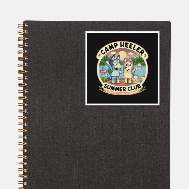 Camp Heeler-None-Glossy-Sticker-NMdesign