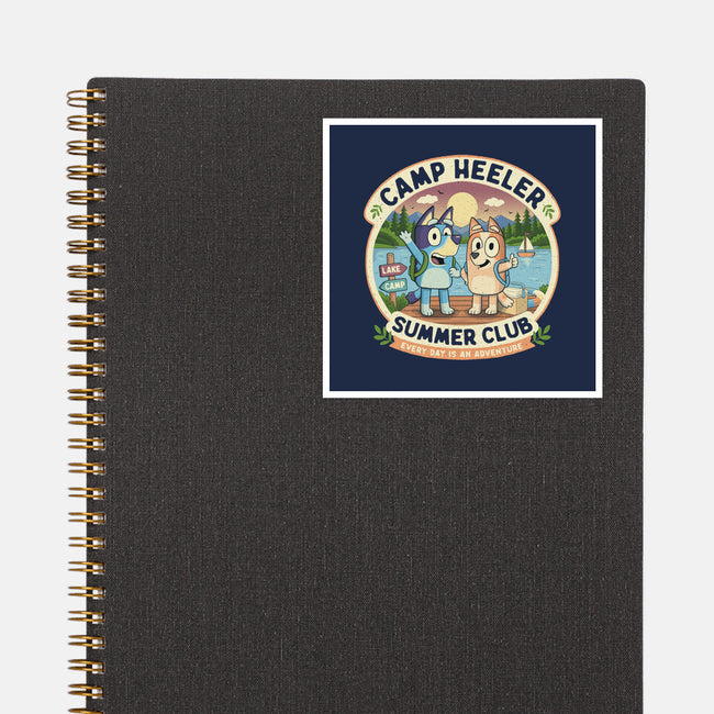 Camp Heeler-None-Glossy-Sticker-NMdesign