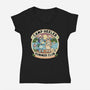 Camp Heeler-Womens-V-Neck-Tee-NMdesign