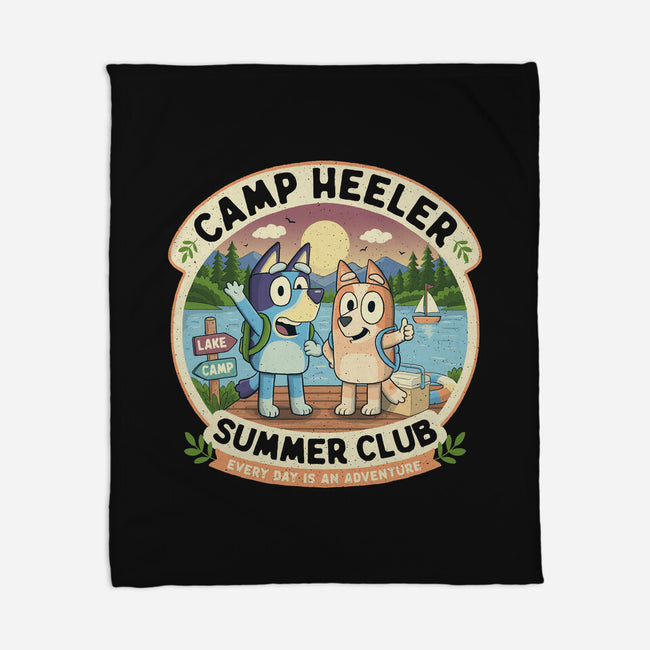 Camp Heeler-None-Fleece-Blanket-NMdesign