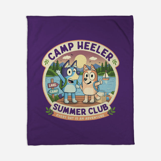Camp Heeler-None-Fleece-Blanket-NMdesign