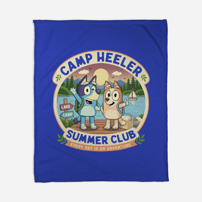 Camp Heeler-None-Fleece-Blanket-NMdesign