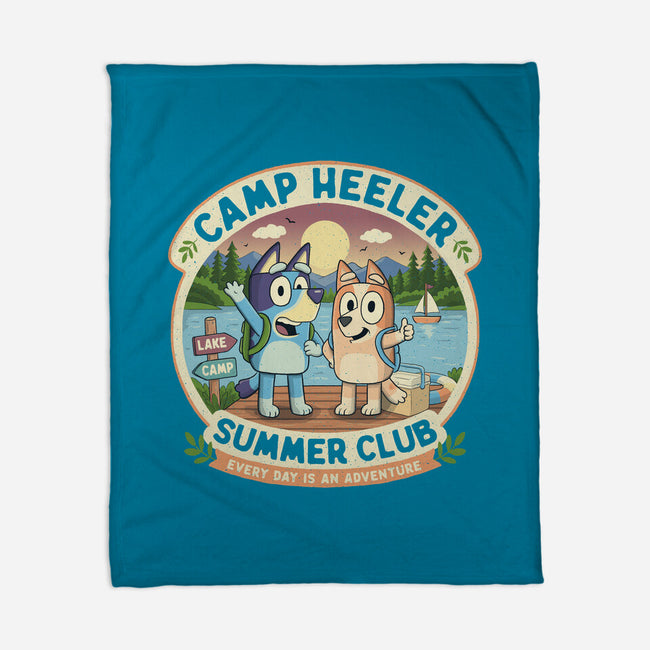 Camp Heeler-None-Fleece-Blanket-NMdesign