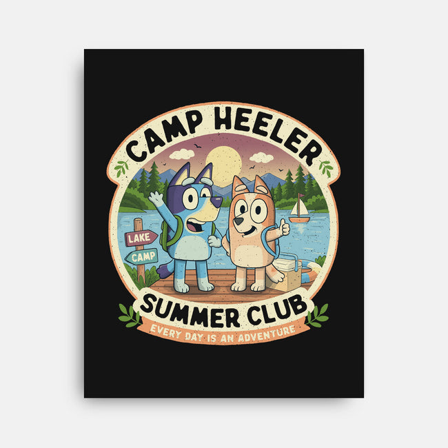Camp Heeler-None-Stretched-Canvas-NMdesign