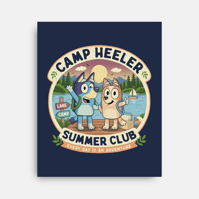 Camp Heeler-None-Stretched-Canvas-NMdesign