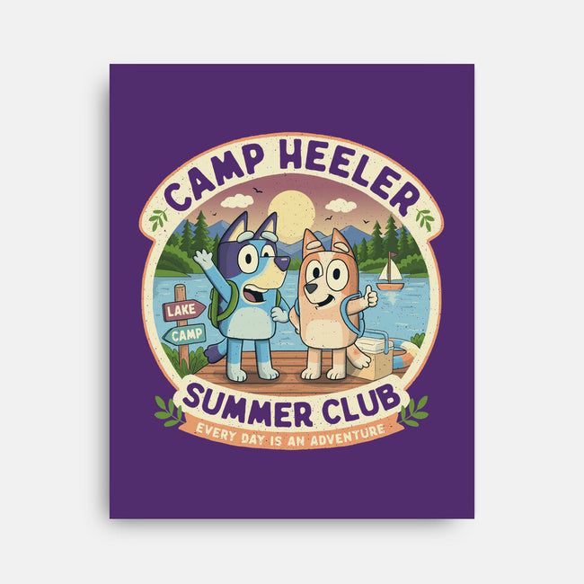 Camp Heeler-None-Stretched-Canvas-NMdesign