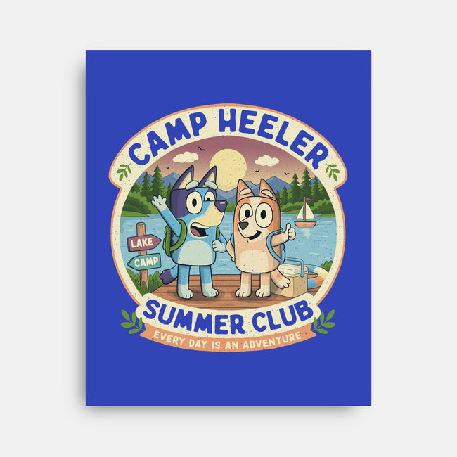 Camp Heeler-None-Stretched-Canvas-NMdesign