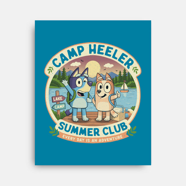 Camp Heeler-None-Stretched-Canvas-NMdesign