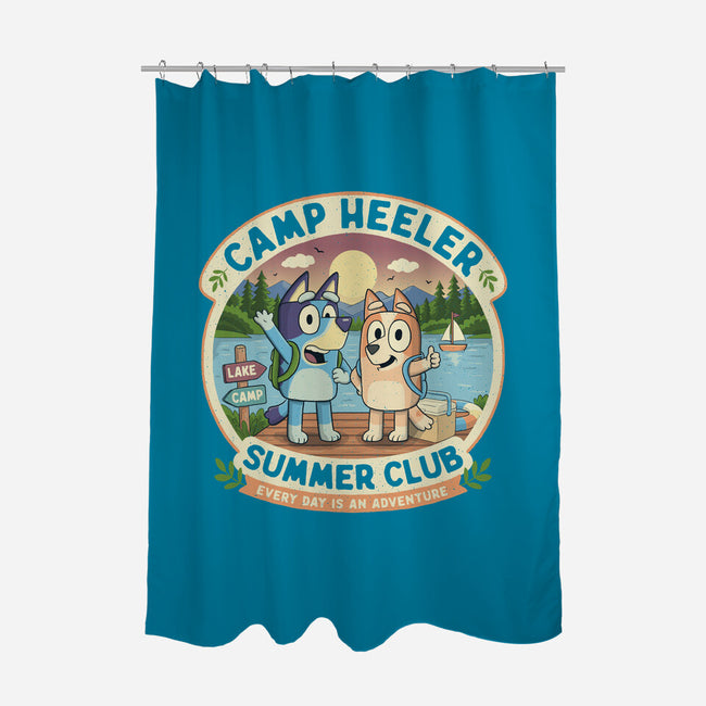 Camp Heeler-None-Polyester-Shower Curtain-NMdesign