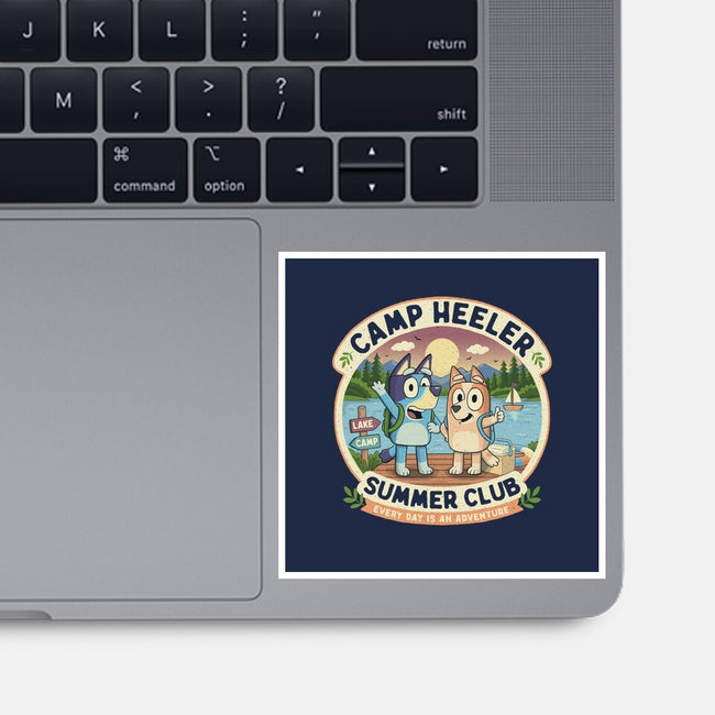 Camp Heeler-None-Glossy-Sticker-NMdesign