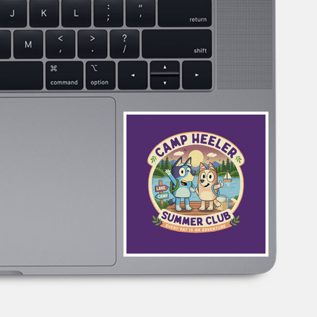 Camp Heeler-None-Glossy-Sticker-NMdesign
