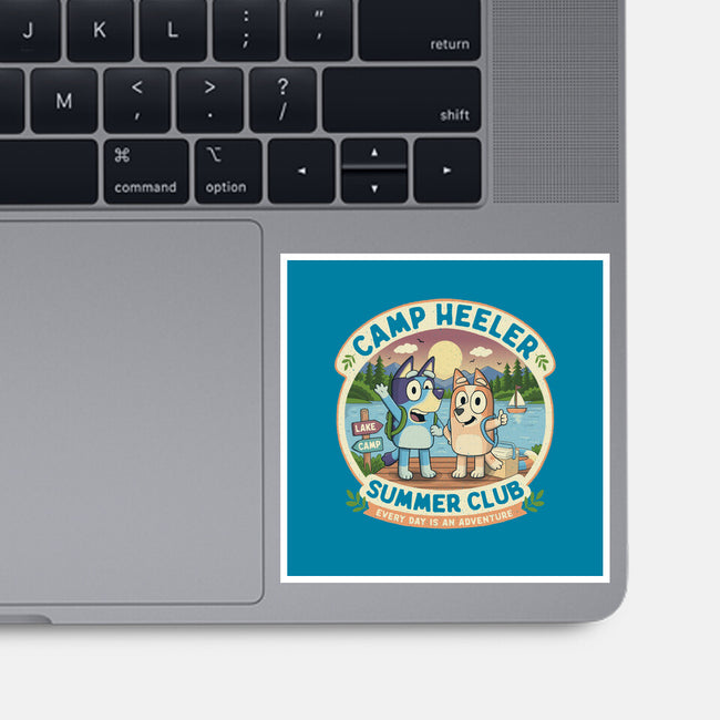 Camp Heeler-None-Glossy-Sticker-NMdesign