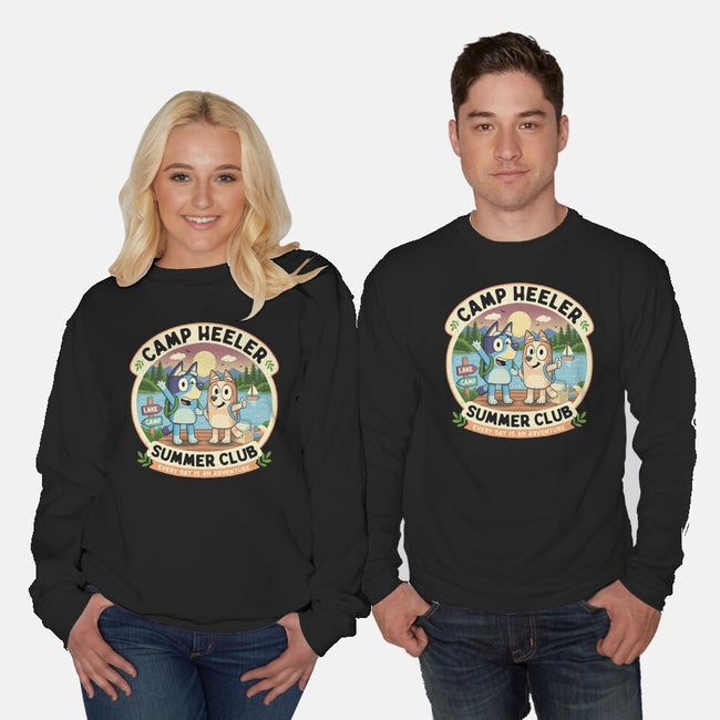 Camp Heeler-Unisex-Crew Neck-Sweatshirt-NMdesign