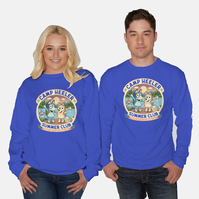 Camp Heeler-Unisex-Crew Neck-Sweatshirt-NMdesign