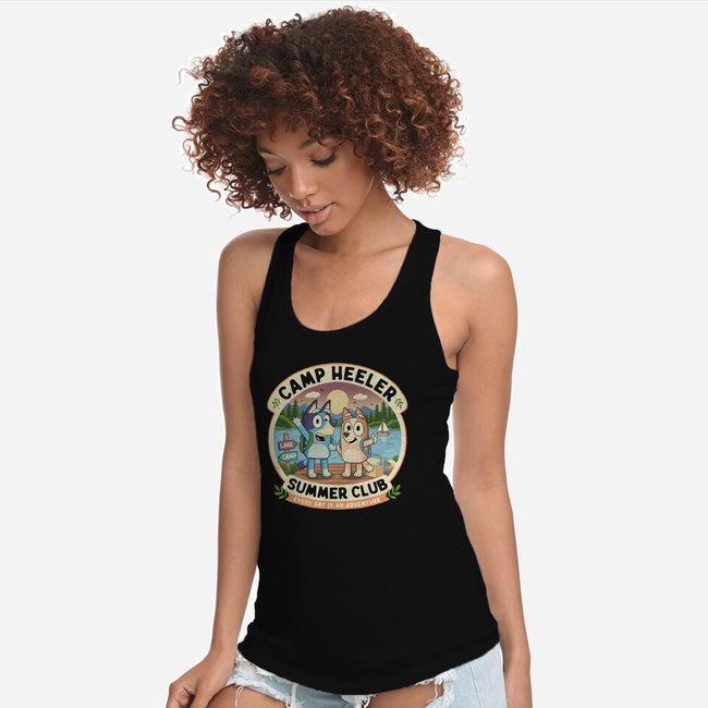 Camp Heeler-Womens-Racerback-Tank-NMdesign