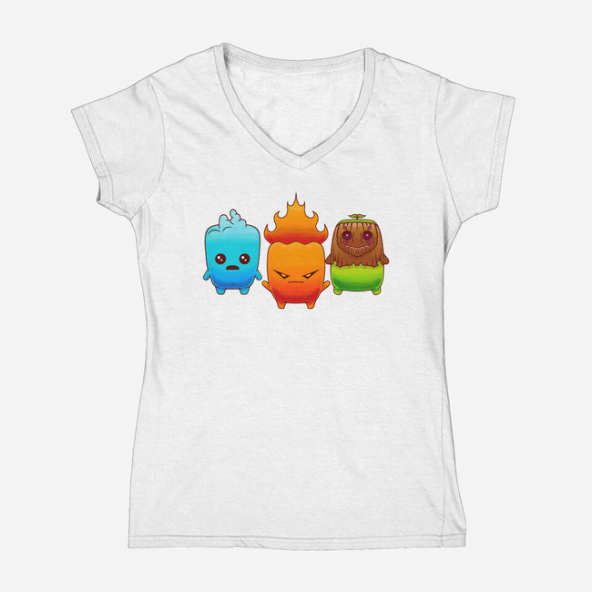 Starter Sprites-Womens-V-Neck-Tee-Alundrart