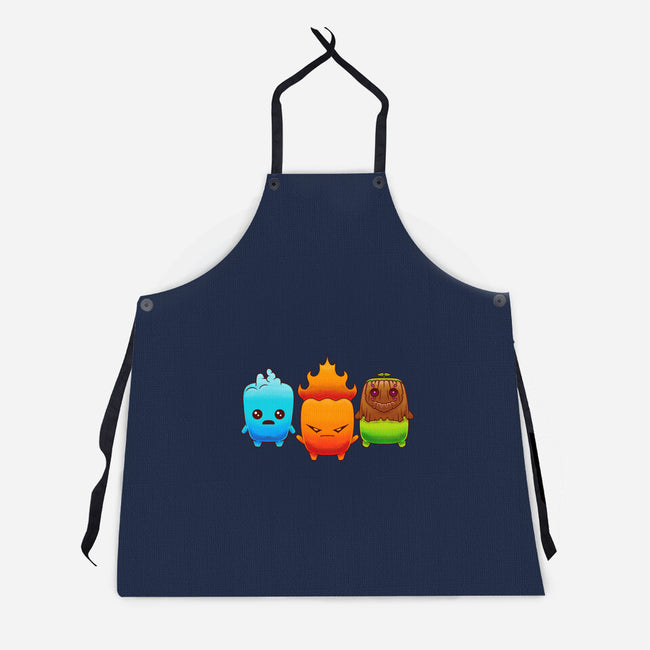 Starter Sprites-Unisex-Kitchen-Apron-Alundrart
