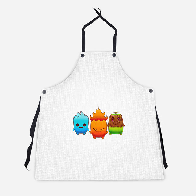 Starter Sprites-Unisex-Kitchen-Apron-Alundrart