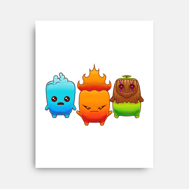 Starter Sprites-None-Stretched-Canvas-Alundrart