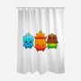 Starter Sprites-None-Polyester-Shower Curtain-Alundrart
