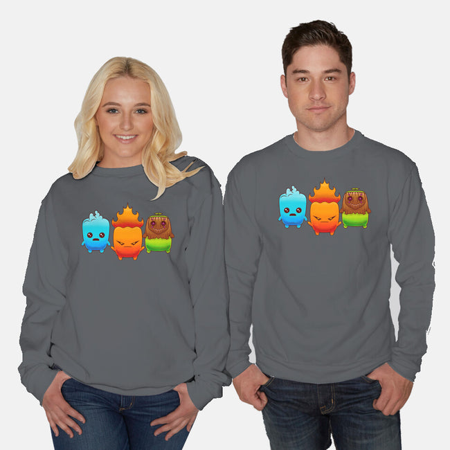 Starter Sprites-Unisex-Crew Neck-Sweatshirt-Alundrart