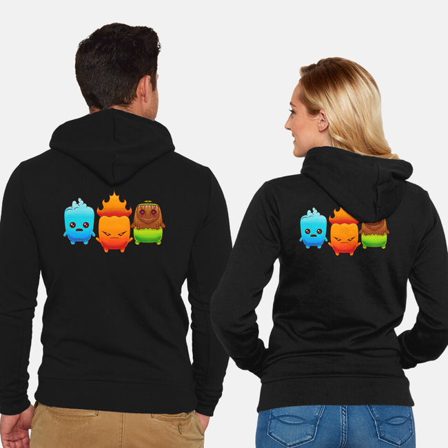 Starter Sprites-Unisex-Zip-Up-Sweatshirt-Alundrart