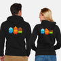 Starter Sprites-Unisex-Zip-Up-Sweatshirt-Alundrart