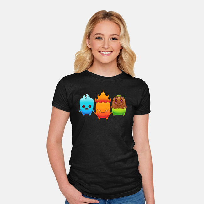 Starter Sprites-Womens-Fitted-Tee-Alundrart