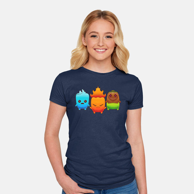 Starter Sprites-Womens-Fitted-Tee-Alundrart