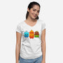 Starter Sprites-Womens-V-Neck-Tee-Alundrart