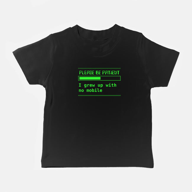 No Mobile-Baby-Basic-Tee-rocketman_art