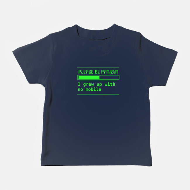 No Mobile-Baby-Basic-Tee-rocketman_art