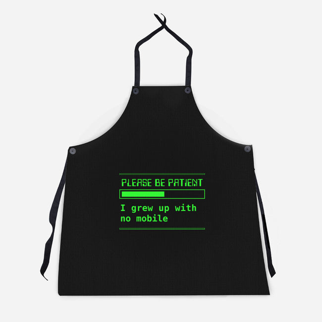 No Mobile-Unisex-Kitchen-Apron-rocketman_art