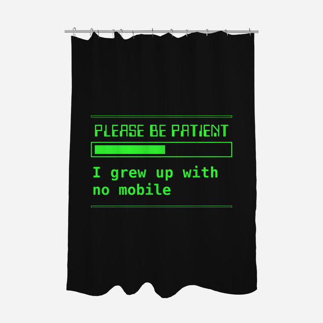 No Mobile-None-Polyester-Shower Curtain-rocketman_art