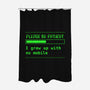 No Mobile-None-Polyester-Shower Curtain-rocketman_art