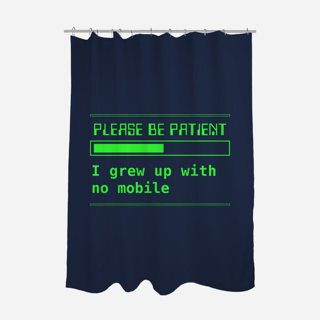 No Mobile-None-Polyester-Shower Curtain-rocketman_art