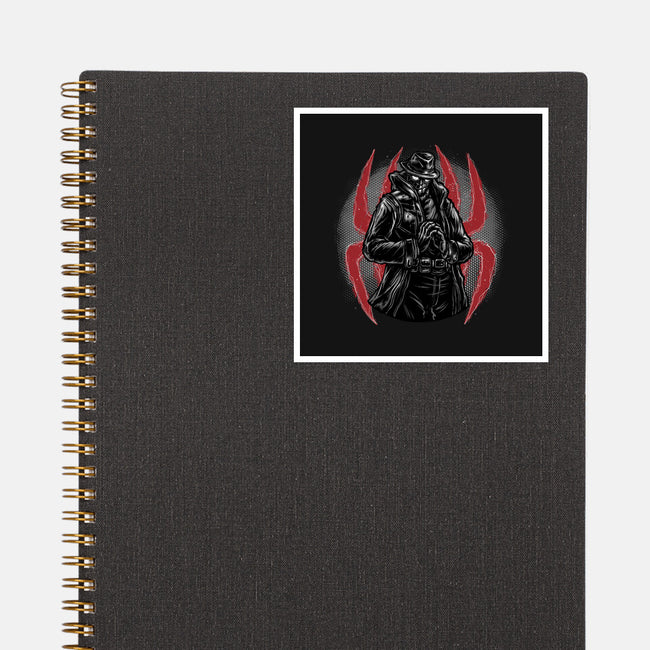 Justice In Black And White-None-Glossy-Sticker-glitchygorilla