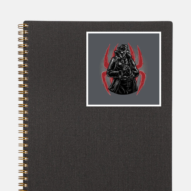 Justice In Black And White-None-Glossy-Sticker-glitchygorilla