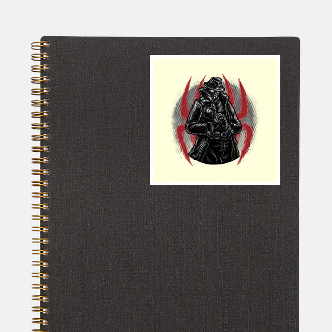Justice In Black And White-None-Glossy-Sticker-glitchygorilla