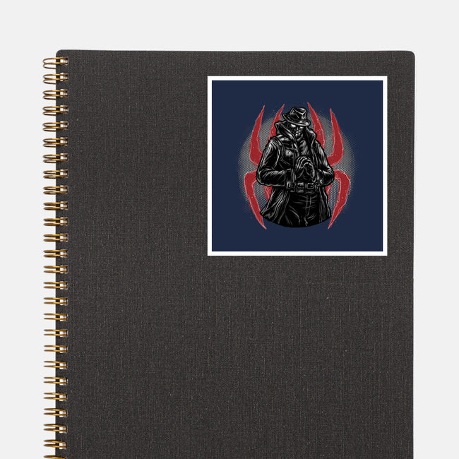 Justice In Black And White-None-Glossy-Sticker-glitchygorilla