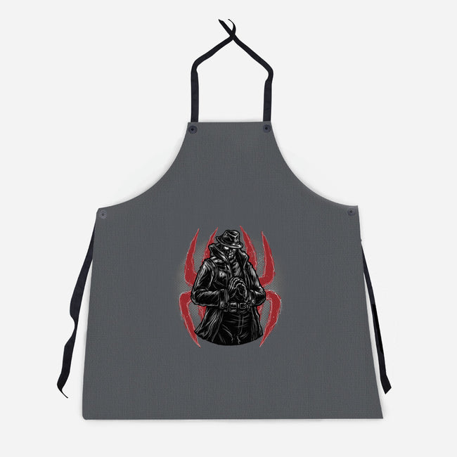 Justice In Black And White-Unisex-Kitchen-Apron-glitchygorilla